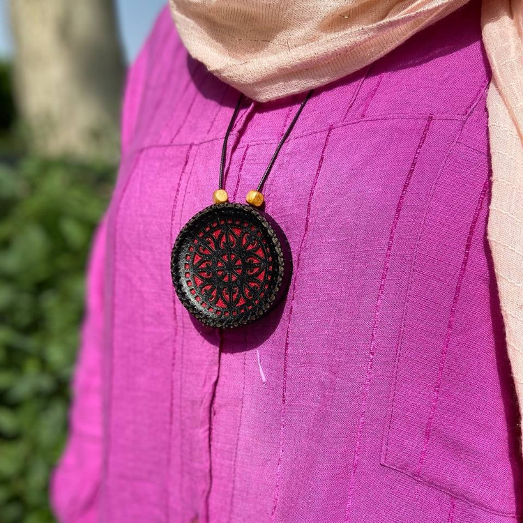 کیف حرز و دعا چرم طبیعی دست دوز پک 2 عددی